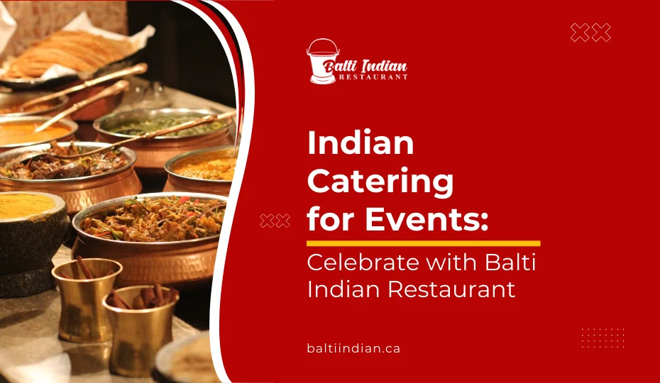 Indian Catering trays filled with various Indian dishes for a special event.