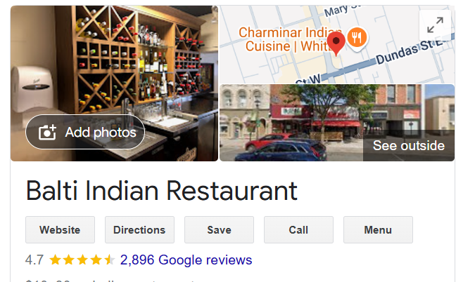 Balti Indian Restaurant