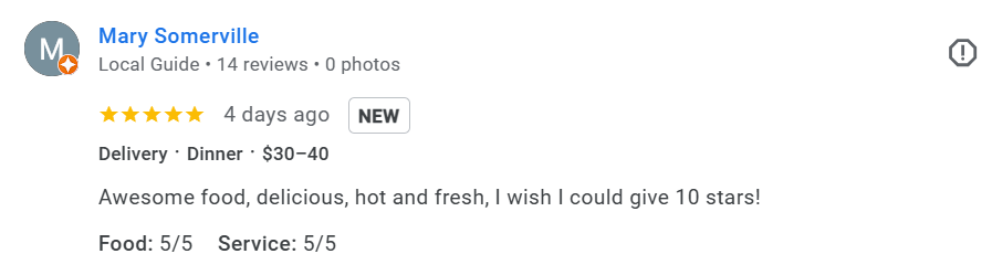 Customers Review Balti Indian Restaurant