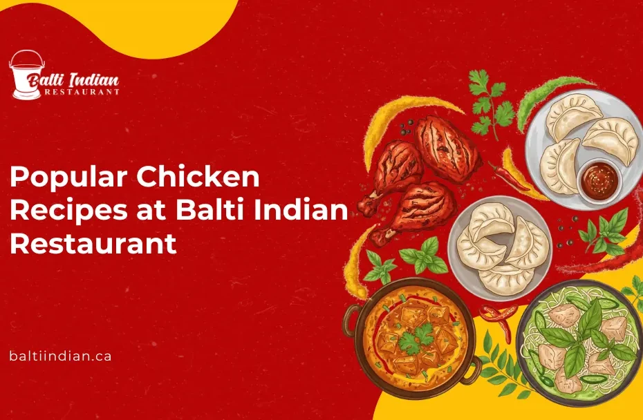 Popular Chicken Recipes at Balti Indian Restaurant